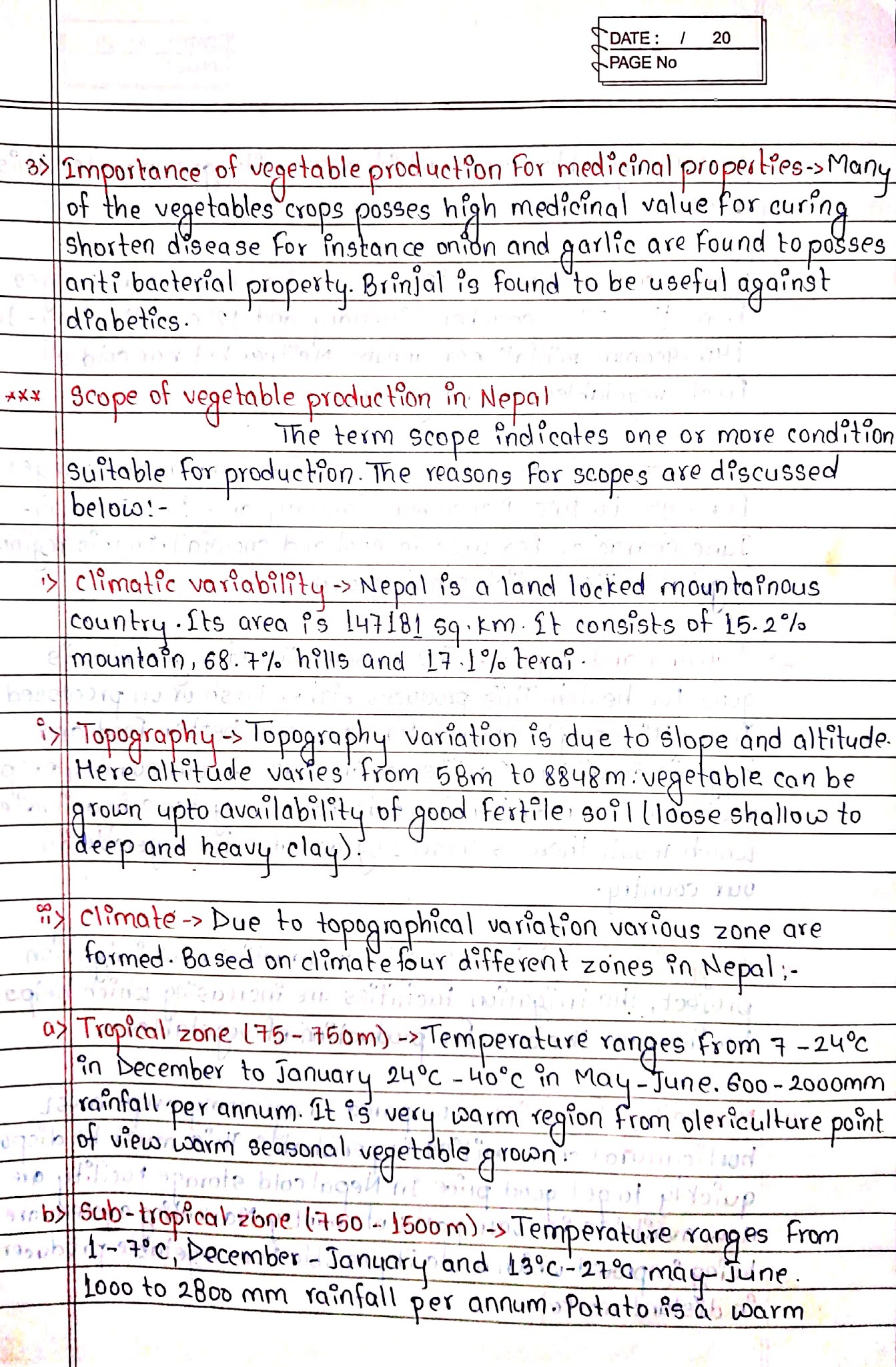 Vegetable Production Note PDF download link inside A2Z AgriNotes
