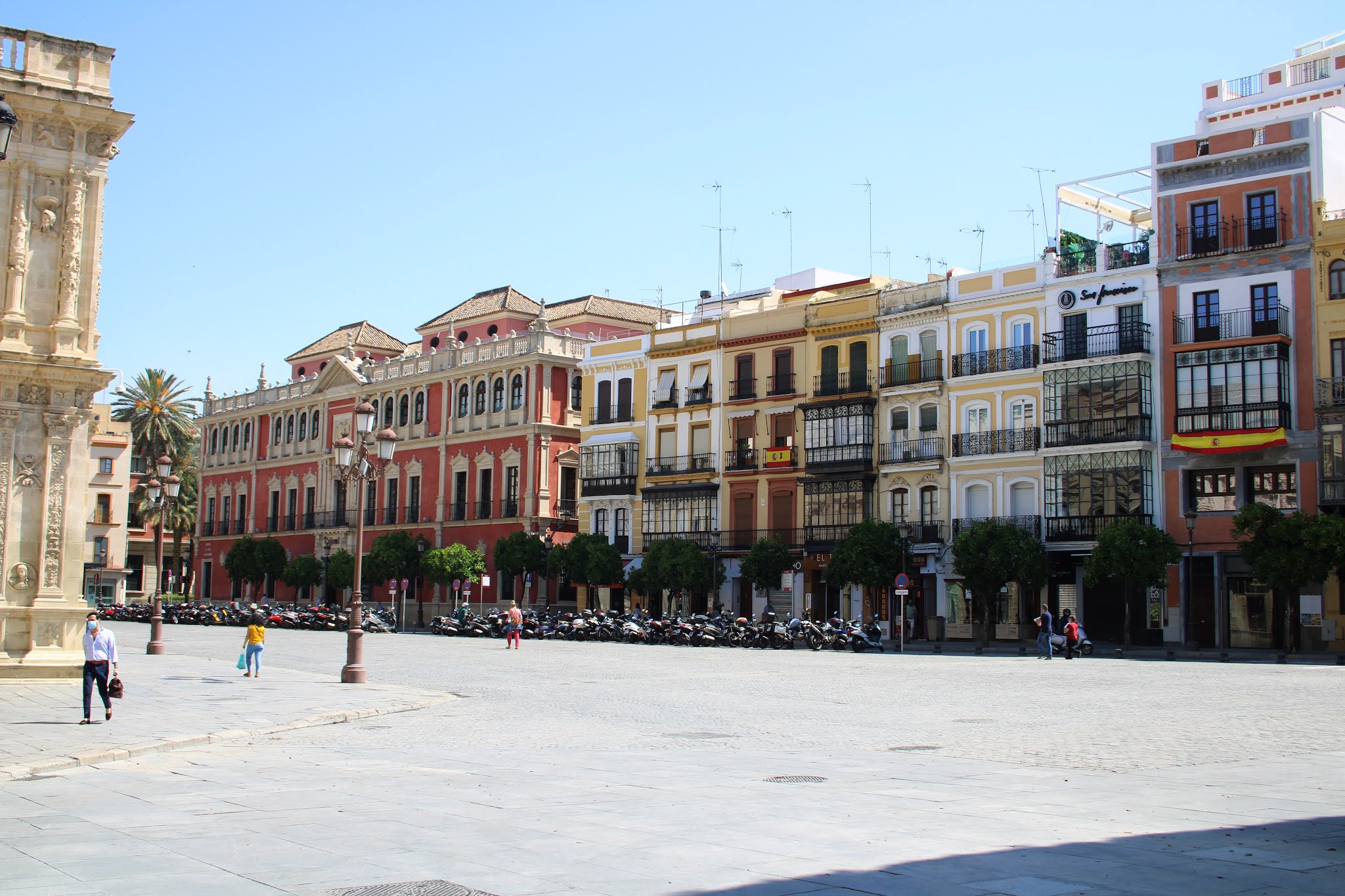 Fotos y postales antiguas de Sevilla La Plaza de San Francisco, de