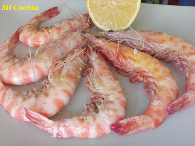 Langostinos A La Plancha