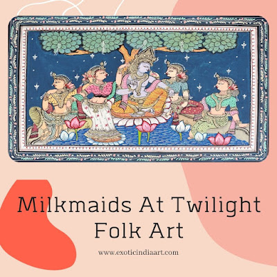 Milkmaids At Twilight - Paata Painting