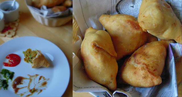 Samosa is a pyramid-shaped pastry stuffed with a savoury potatoes peas filling. In this post I am sharing a detailed samosa recipe.