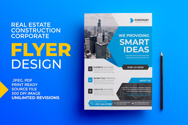 Creative and modern corporate flyer design
