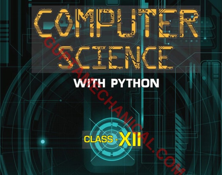 Class 12th NCERT Book Computer Science Python | Free Download Pdf ...