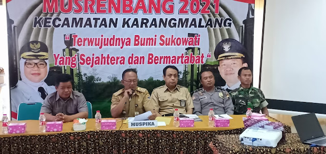 Musrenbang 2021 Karangmalang : Terwujudnya Bumi Sukowati Yang Sejahtera Dan Bermartabat