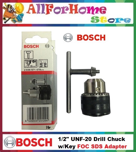 ALL FOR HOME STORE Bosch 2608571079 Drill Chuck and Key