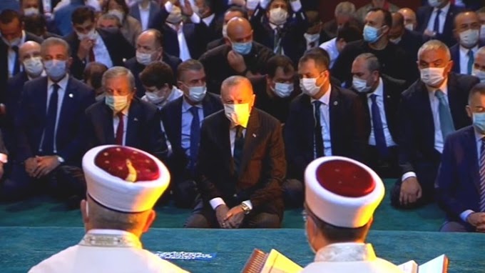 Αγία Σοφία: Ανοιχτή όλο το 24ωρο με εντολή Ερντογάν 