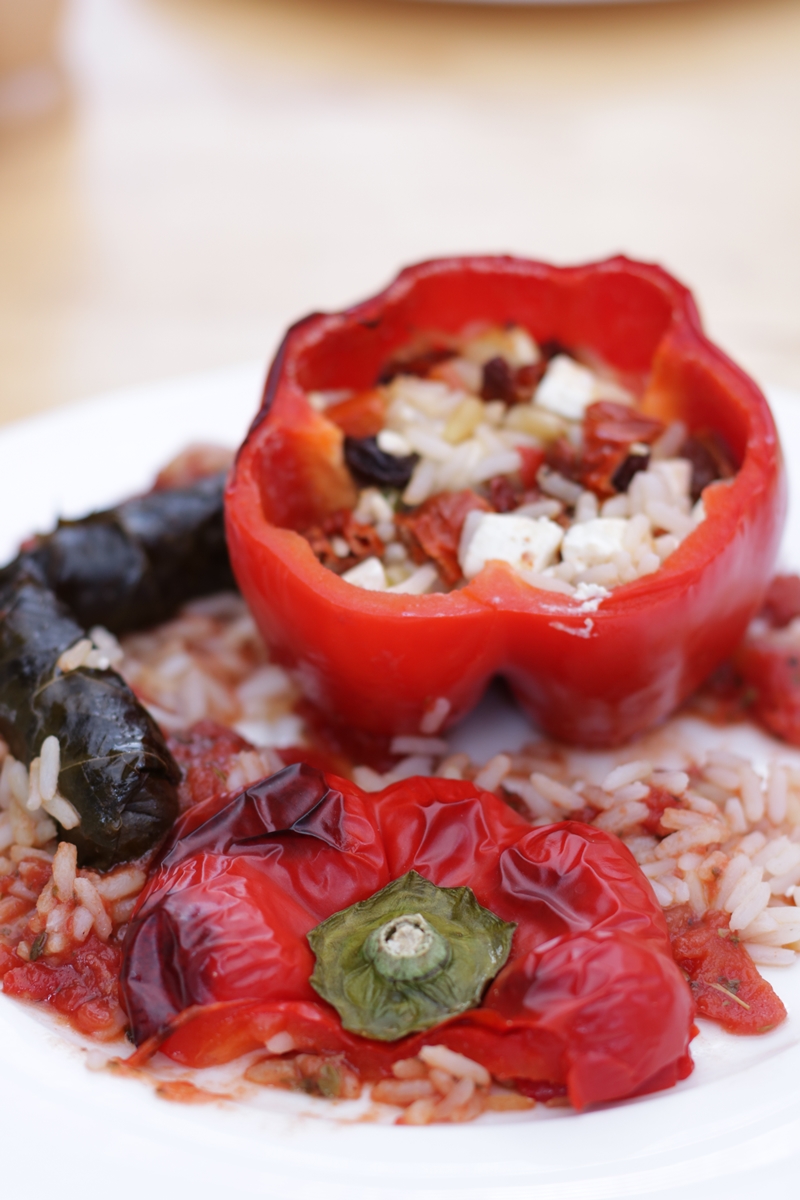 Wolkenfees Küchenwerkstatt: Gefüllte vegetarische Paprikaschoten mit ... Wolkenfees Küchenwerkstatt: Gefüllte vegetarische Paprikaschoten mit ...