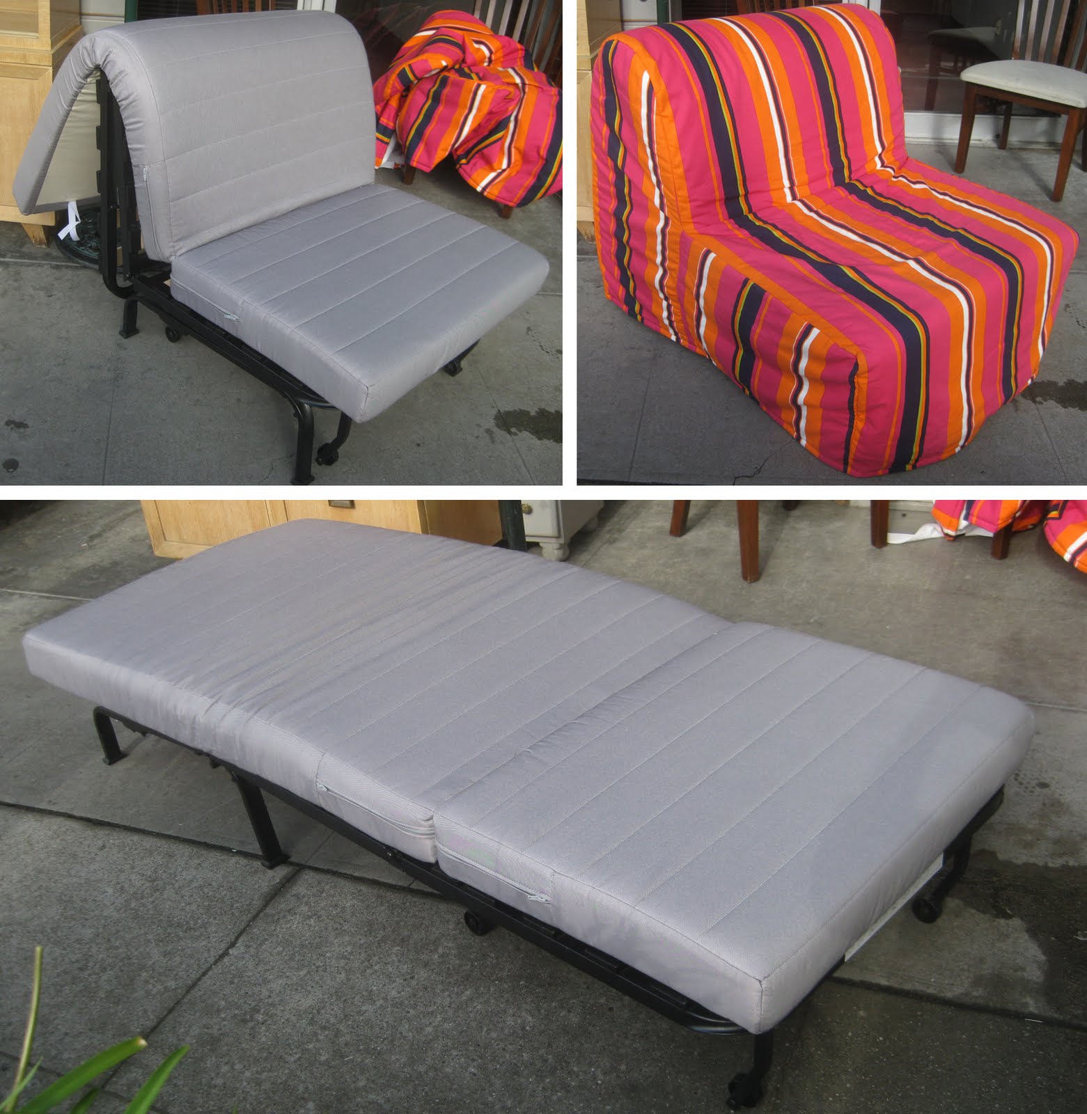 UHURU FURNITURE & COLLECTIBLES SOLD Single Futon with Hot Cover 80