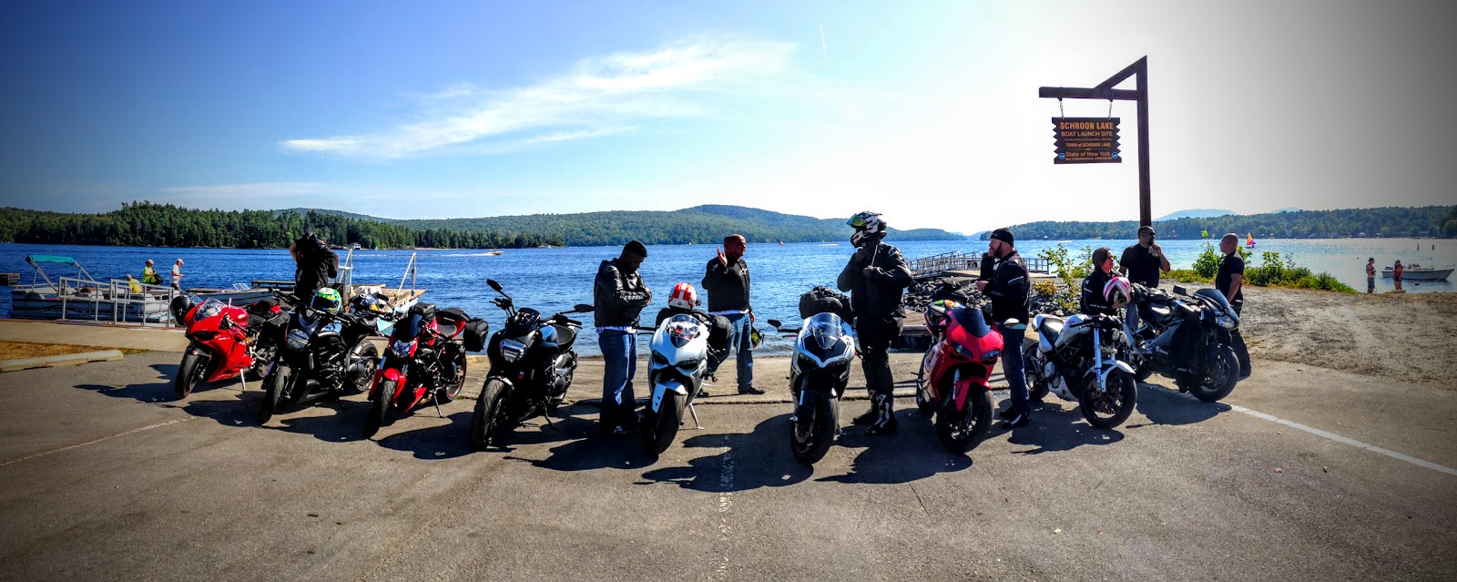 Tigh Loughhead and the East Coast Ducs at the Schroon Lake, New York