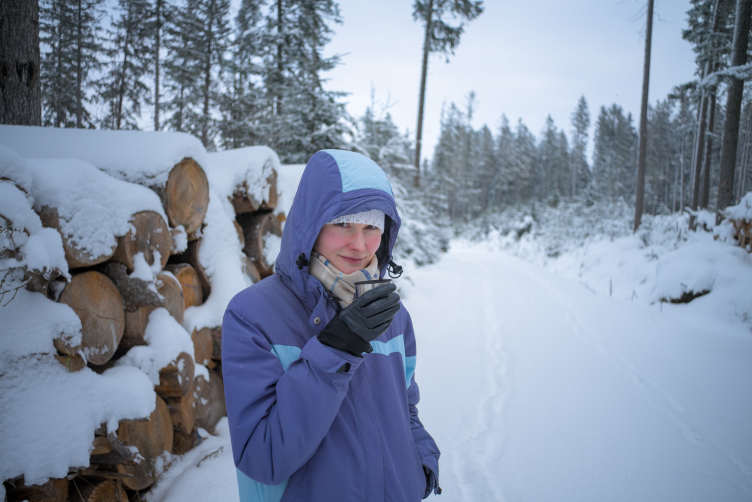 šumava v zimě, boehmerwald in winter, snowdrifts, travelogue, georgiana quaint, cross-country ski trip šumava, na běžky po šumavě