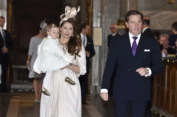 King Carl XVI Gustaf, Queen Silvia and Crown Princess Victoria, Prince Daniel, Princess Estelle and Princess Madeleine and Chris O'Neill, Princess Leonore and Prince Carl Philip and his fiancee Sofia Hellqvist attends a service in the Royal Chapel 