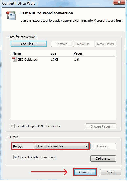 Fast PDF to Word Conversion