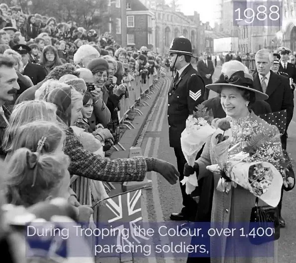 Buckingham Palace shared a slide of the Queen. The Queen’s life, from an image of her as a baby in 1926