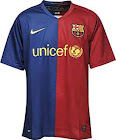 FCバルセロナ 2008-09 ユニフォーム-Nike-ホーム-臙脂・青