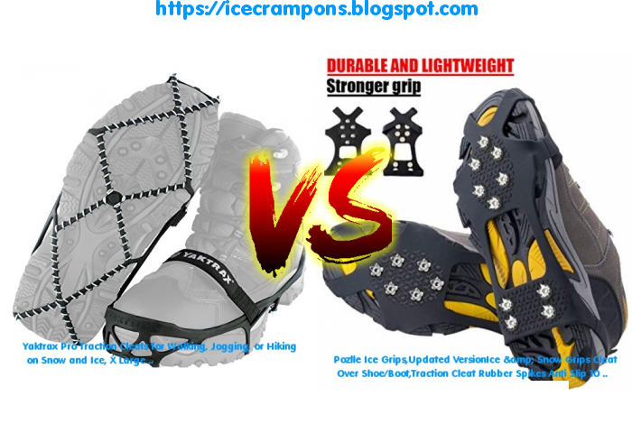 Yaktrax Pro Traction Cleats for Walking, Jogging, or