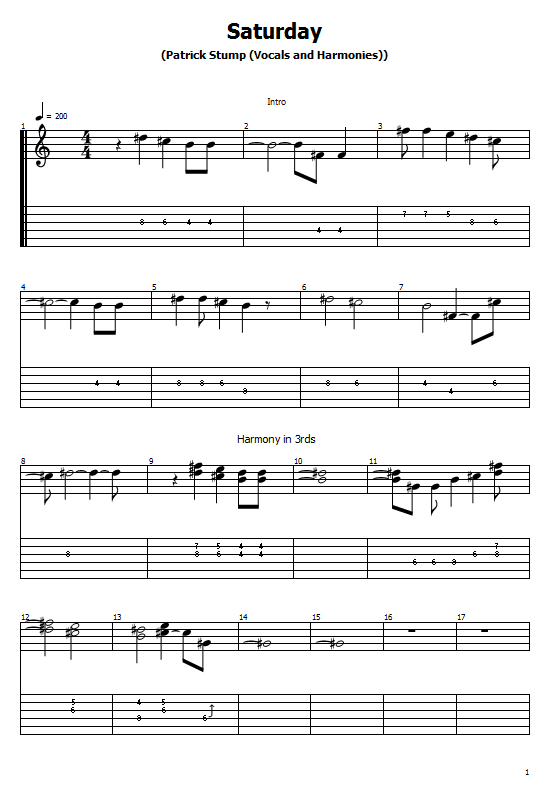 Saturday Tabs Fall Out Boy. How to Play Saturday On Guitar, Fall Out Boy - Saturday Tabs / Fall Out Boy Chords. Fall Out Boy - Saturday / Bass / Vocals