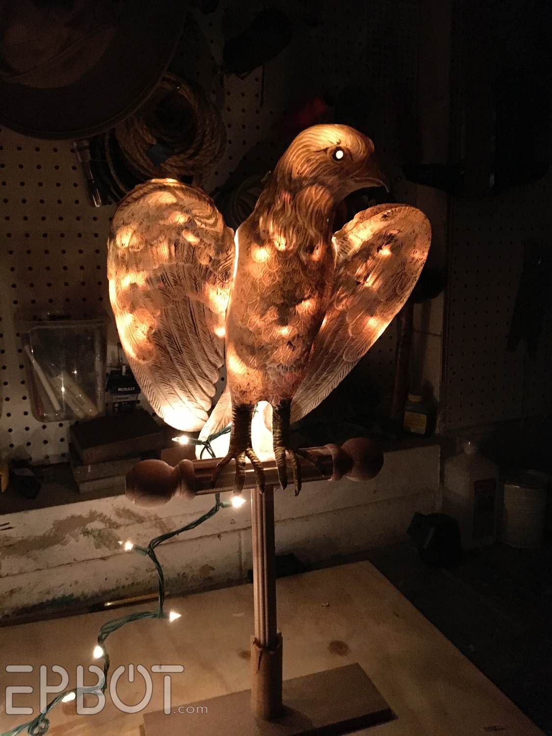 EPBOT We Made A Phoenix Topper For Our Harry Potter Tree!