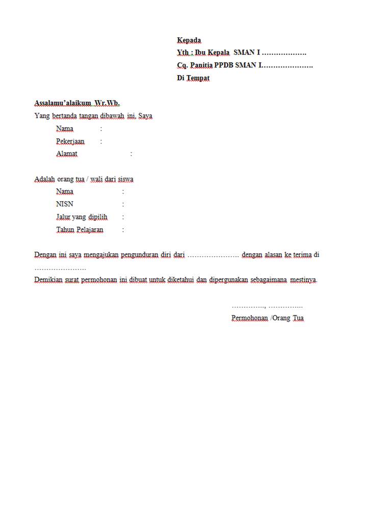 Contoh Surat Pengunduran Diri Dari Sekolah Tempat Mengajar Contoh Surat Pengunduran Diri Dari Sekolah Tempat Mengajar