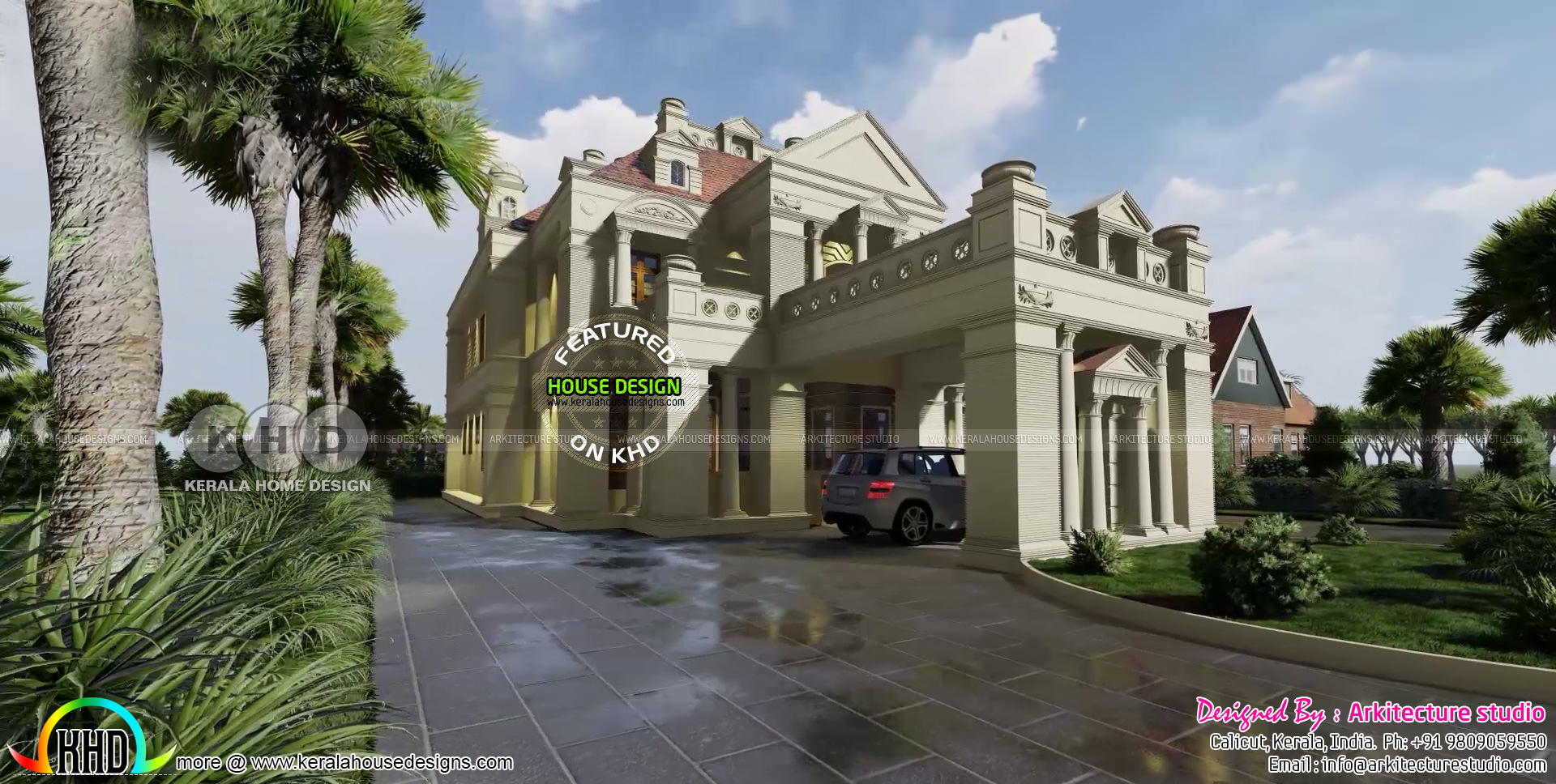 4450 square feet 5BHK house with walk-through animation - Kerala home design  and floor plans - 9K+ house designs
