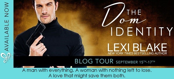 A man with everything. A woman with nothing left to lose. A love that might save them both. The Dom Identity by Lexi Blake. Available Now.