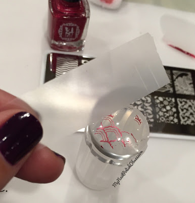 Girly Bits Transparent Frosted Stamper & Firebrick Stamping Polish Girly Bits Transparent Frosted Stamper & Firebrick Stamping Polish