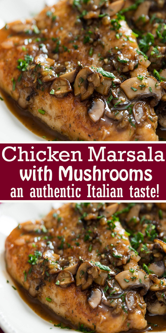 Chicken Marsala with Mushrooms Recipe - info untuk kita
