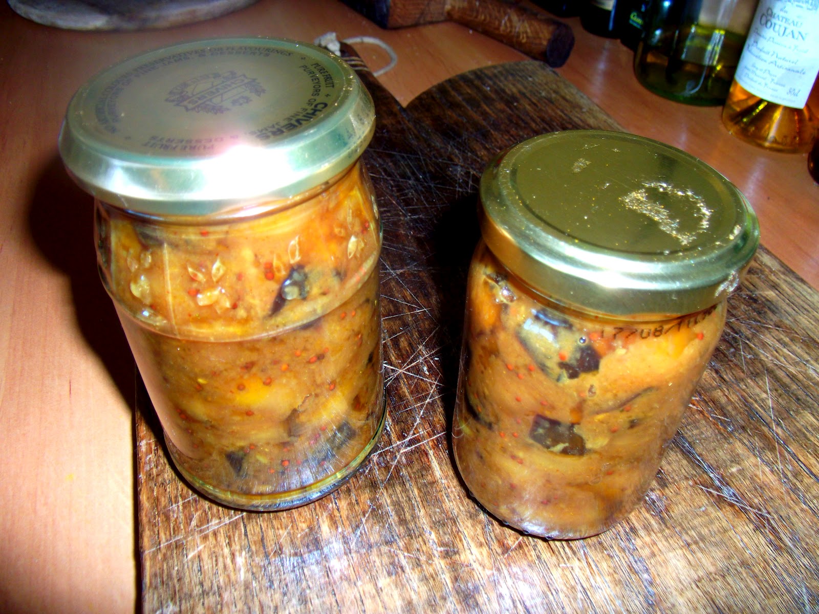 Magnon's Meanderings Brinjal (Aubergine) Pickle.