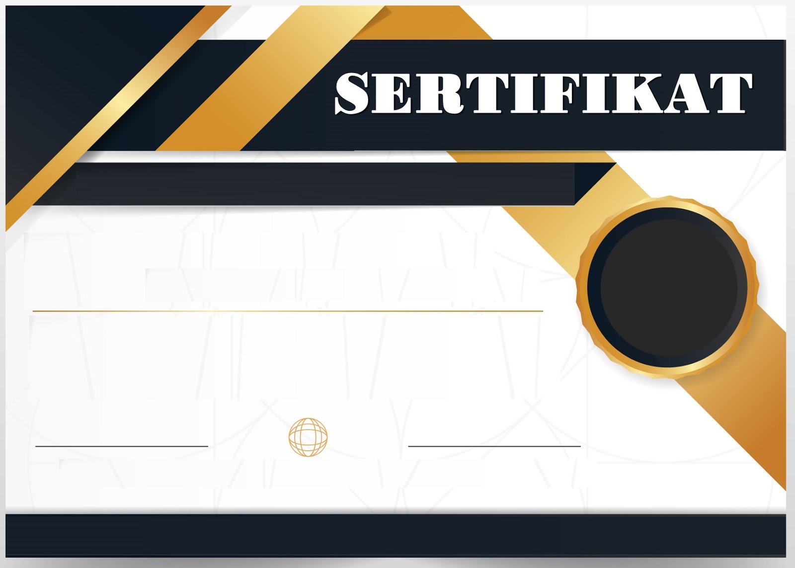 Contoh Blanko Sertifikat Tinggal Edit Saja Kalam Azhar