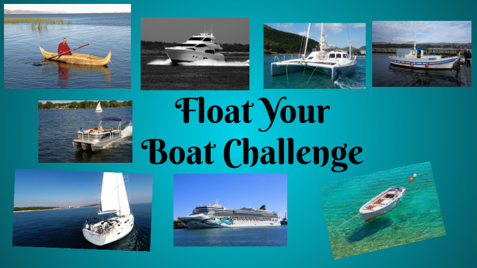 Learning At Home extras Float Your Boat STEM Challenge