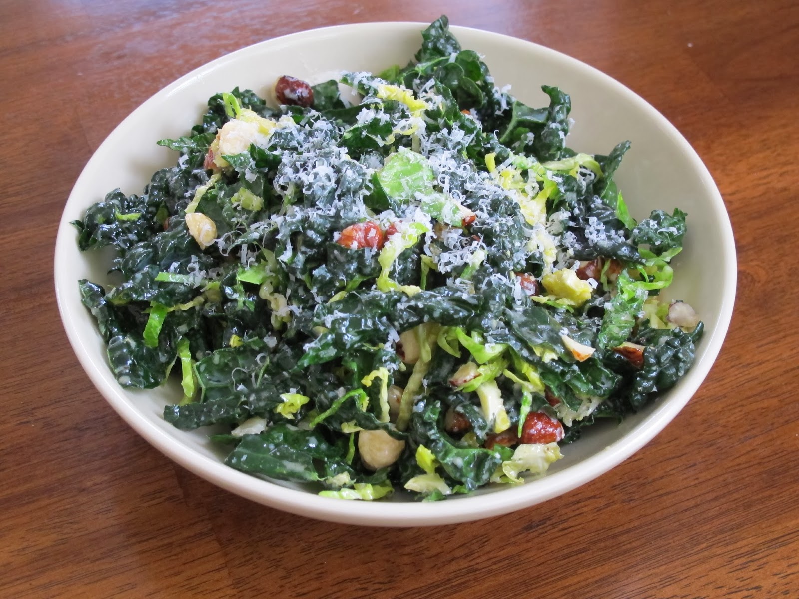 Kitchen Sink Diaries Kale, Brussels Sprout, & Hazelnut Salad