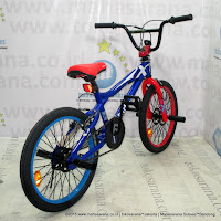 Sepeda BMX United Jumper-X Freestyle Blue Red 20 Inci