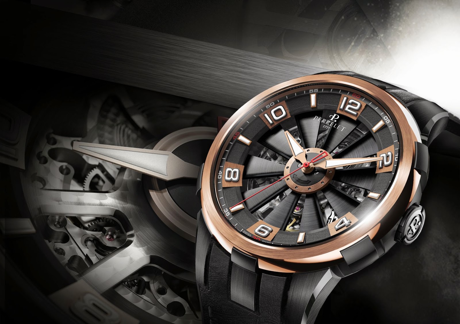 perrelet skeleton watch