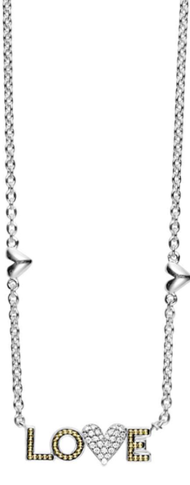LAGOS Beloved Diamond Love Pendant Necklace