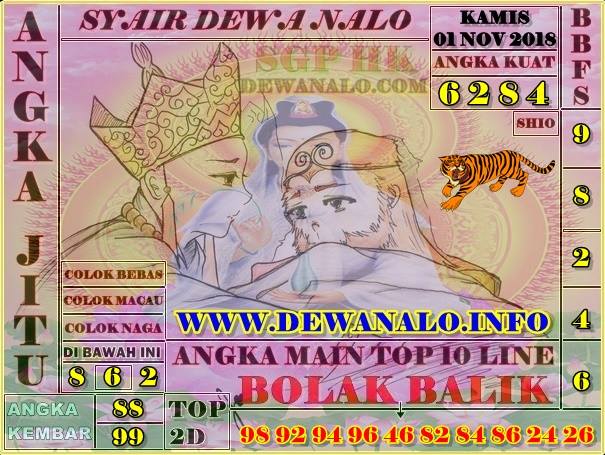 Togel Syair HK KAMIS 1 NOVEMBER 2018 GOsyair SEDIA KODE