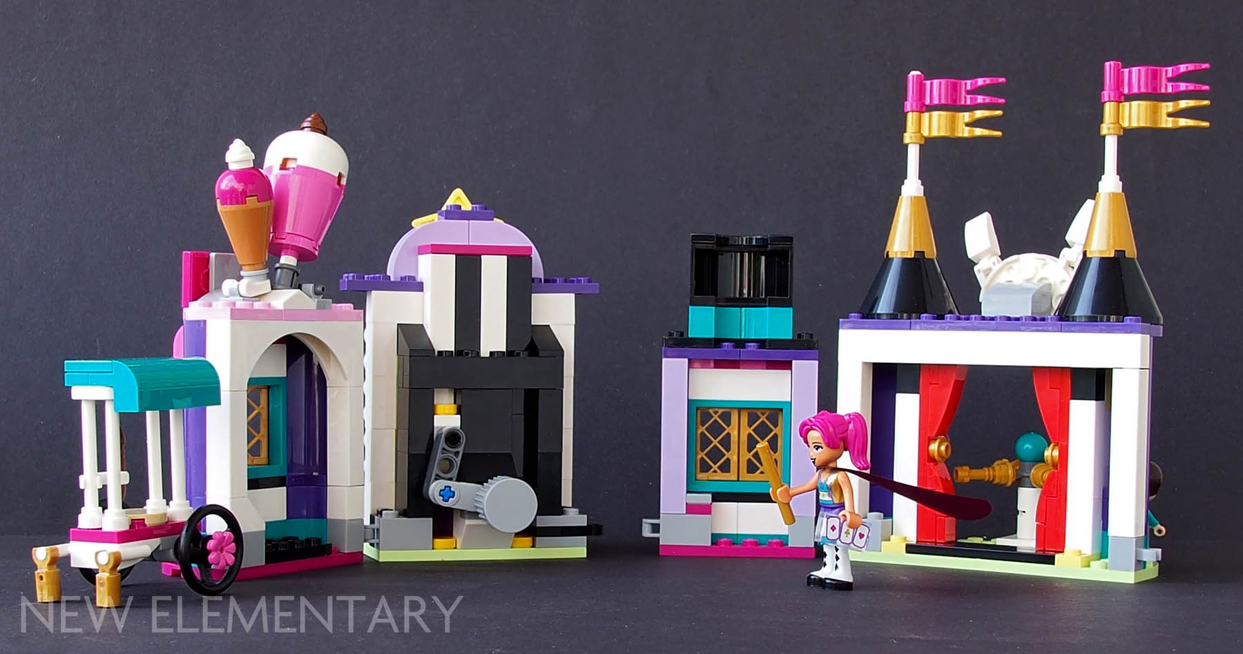 New LEGO Lot of 4 Translucent Dark Pink 1x2 Girls Friends Building Brick Pieces 