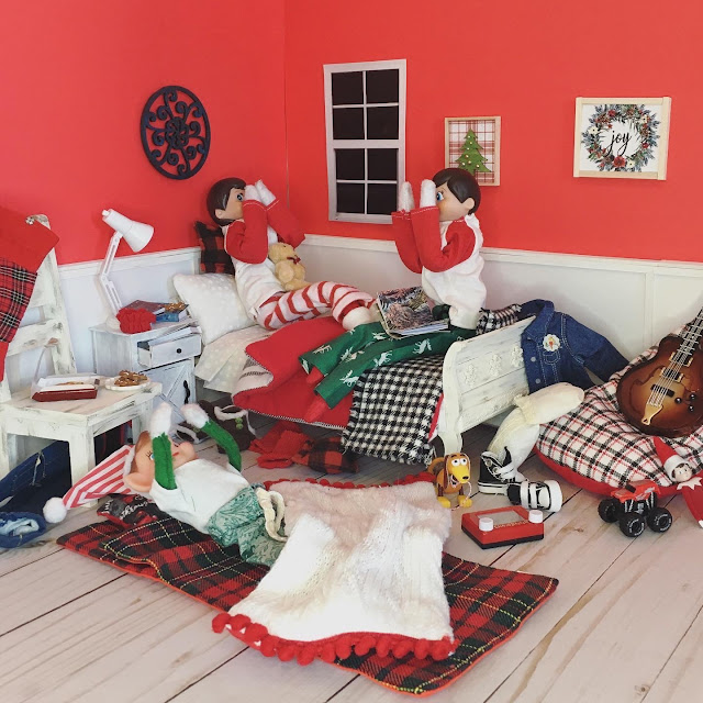 Elf on the Shelf Ideas Sleepover with Scary Krampus Book This