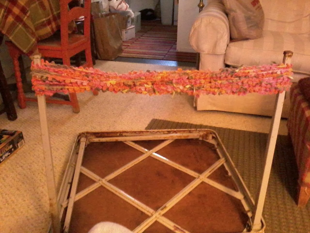 It's So Much Fun Watchin' God Super easy noknit scarf