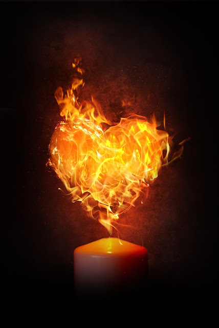 A sensitive heart burning in the flames of envy and dissatisfaction.