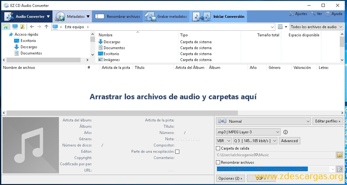 EZ CD Audio Converter Full Español