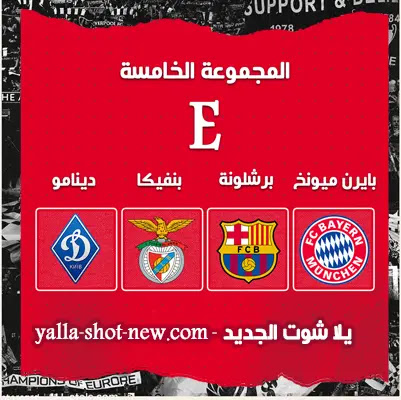 المجموعة الخامسة لدوري ابطال اوروبا