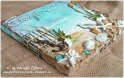 canvas beach tutorial dusty attic designs shimmerz paints 3d painting diy crafts pretty seashell paintings such mess gabrielle gabriellepollacco paint