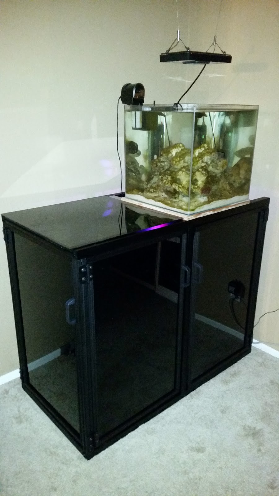 Jake's Saltwater Aquarium 80/20 Fish Tank Stand