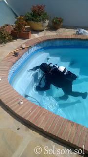 Dykare i poolen Sol som sol?