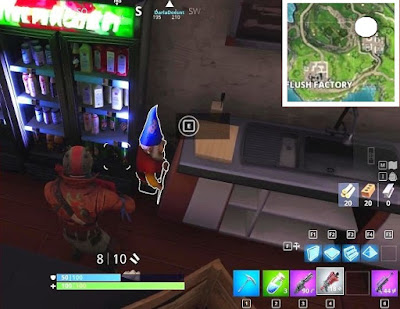 Fortnite, Battle Royale, Hungry Gnomes, Locations Guide, Flush Factory