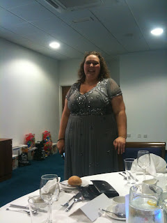PippaD in her dress shortly before she flashed in the Girls Toilets