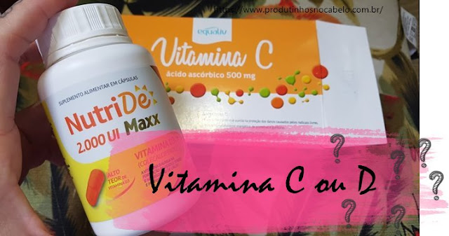 vitamina D Nutridee e Vitamina C