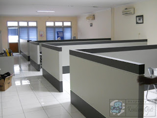 Office Divider Interior + Furniture Semarang