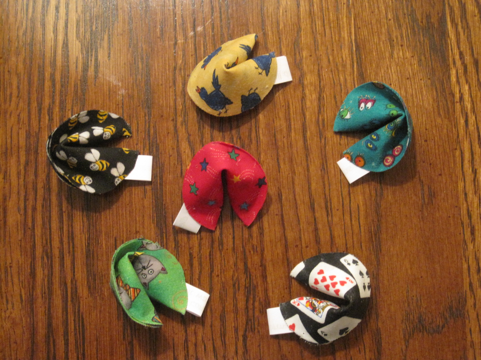 Create Every Day Fabric Fortune Cookies March 18, 2012
