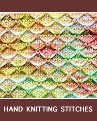 Quilted Lattice Slip Stitch Pattern