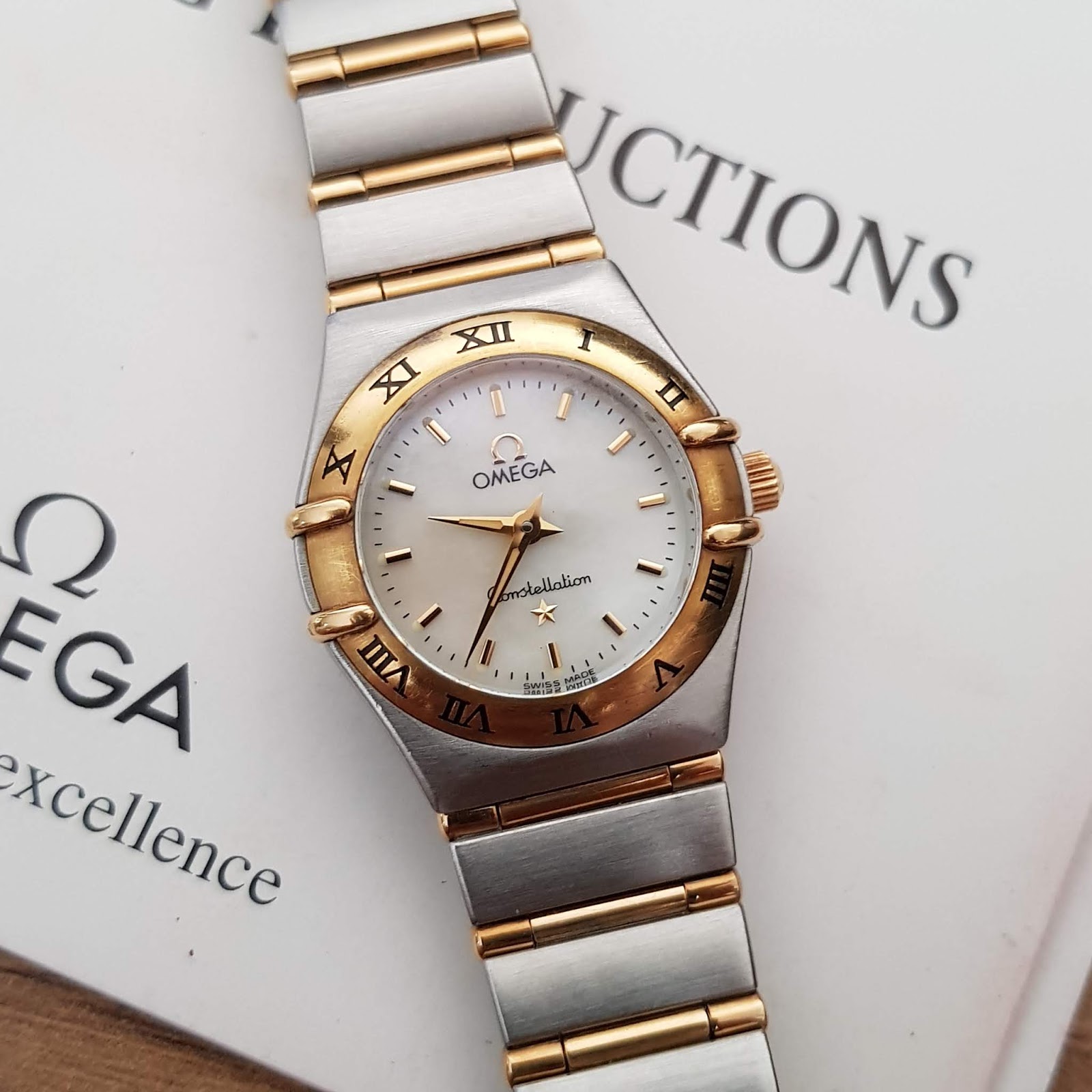 jam tangan omega constellation original